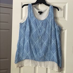 Sleeveless summer top
